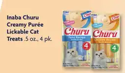 Family Dollar Inaba Churu Creamy Purée Lickable Cat Treats offer