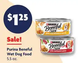 Family Dollar Purina Beneful Wet Dog Food offer