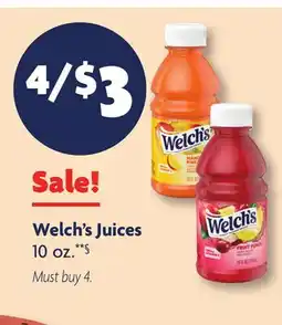 Family Dollar Welch's Juices offer