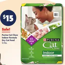 Family Dollar Purina Cat Chow Indoor Formula Dry Cat Food offer