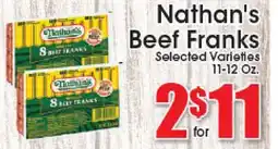 Supremo Foods Inc Nathan's Beef Franks offer