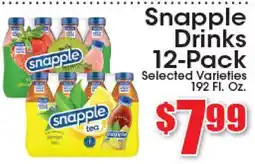 Supremo Foods Inc Snapple Drinks offer