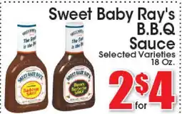 Supremo Foods Inc Sweet Baby Ray's B.B.Q Sauce offer