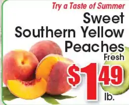 Supremo Foods Inc Sweet Southern Yellow Peaches offer
