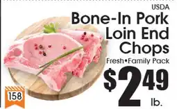 Supremo Foods Inc USDA Bone-In Pork Loin End Chops offer