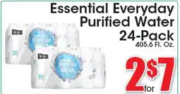 Supremo Foods Inc Essential Everyday Purified Water offer