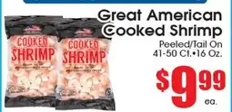 Supremo Foods Inc Great American Cooked Shrimp offer