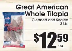 Supremo Foods Inc Great American Whole Tilapia offer