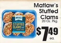 Supremo Foods Inc Matlaw's Stuffed Clams offer