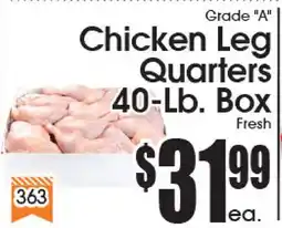 Supremo Foods Inc Chicken Leg Quarters offer