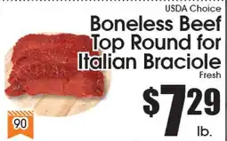 Supremo Foods Inc USDA Choice Boneless Beef Top Round for Italian Braciole offer