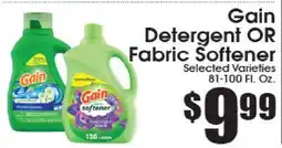 Supremo Foods Inc Gain Detergent OR Fabric Softener offer