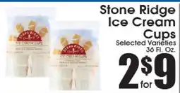 Supremo Foods Inc Stone Ridge Ice Cream Cups offer