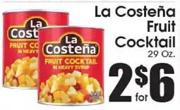 Supremo Foods Inc La Costeña Fruit Cocktail offer