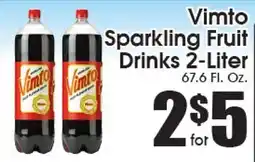 Supremo Foods Inc Vimto Sparkling Fruit Drinks offer