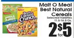 Supremo Foods Inc Malt O Meal Best Natural Cereals offer