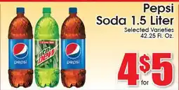 Supremo Foods Inc Pepsi Soda offer