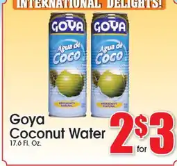 Supremo Foods Inc Goya Coconut Water offer