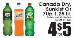 Supremo Foods Inc Canada Dry, Sunkist Or 7Up offer