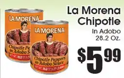 Supremo Foods Inc La Morena Chipotle In Adobo offer