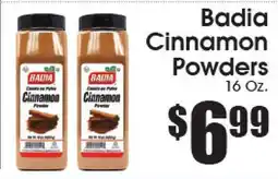 Supremo Foods Inc Badia Cinnamon Powders offer