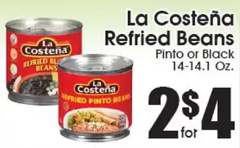 Supremo Foods Inc La Costeña Refried Beans offer