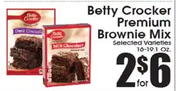 Supremo Foods Inc Betty Crocker Premium Brownie Mix offer