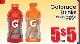 Supremo Foods Inc Gatorade Drinks offer
