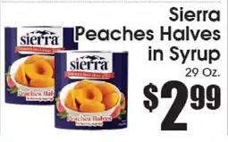 Supremo Foods Inc Sierra Peaches Halves in Syrup offer