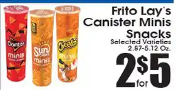 Supremo Foods Inc Frito Lay's Canister Minis Snacks offer
