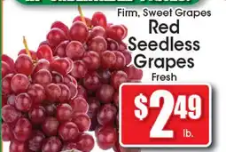 Supremo Foods Inc Red Seedless Grapes offer