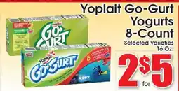 Supremo Foods Inc Yoplait Go-Gurt Yogurts offer