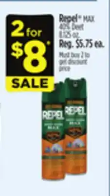 Dollar General Repel MAX 40% Deet offer