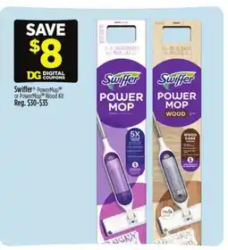 Dollar General Swiffer PowerMop or PowerMop Wood Kit offer