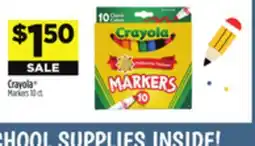 Dollar General Crayola Markers offer