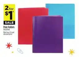 Dollar General Poly Folders offer