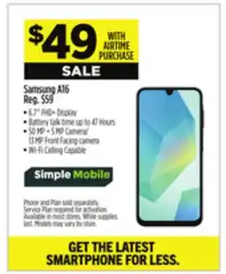 Dollar General Samsung A16 offer