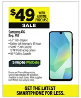Dollar General Samsung A16 offer