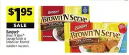 Dollar General Banquet Brown 'N Serve Sausage Patties or Links offer