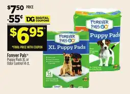 Dollar General Forever Pals Puppy Pads XL or Odor Control offer