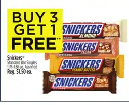 Dollar General Snickers* Standard Bar Singles offer