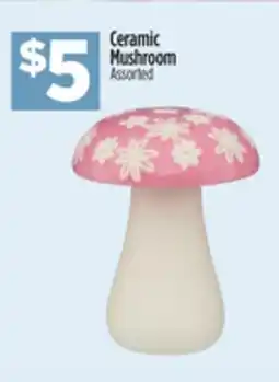 Dollar General Ceramic Mushroom offer