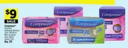 Dollar General Composure Protective Underwear Women's offer