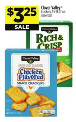 Dollar General Clover Valley Crackers offer