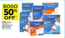 Dollar General Rexall Bandages, Tape, Gauze & Wound Care Assorted offer