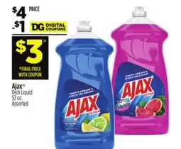 Dollar General Ajax Dish Liquid offer
