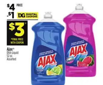 Dollar General Ajax Dish Liquid offer