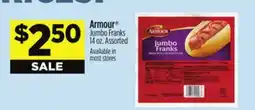 Dollar General Armour Jumbo Franks offer