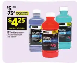 Dollar General DG health Advantage Care Electrolyte Solution offer