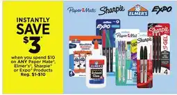 Dollar General Paper Mate , Elmer's , Sharpie or Expo Products offer